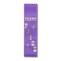 Grand Prize 2"x8" Stock Lapel Award Ribbon (Pinked)